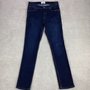 DU/ER DUER Womens Jeans 29x32 (fits 31x31) Blue Performance Denim Slim Straight